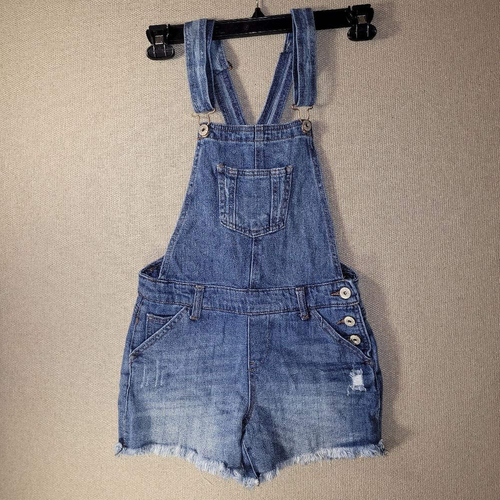 Vanilla Star Size Medium Light Blue Denim Overalls